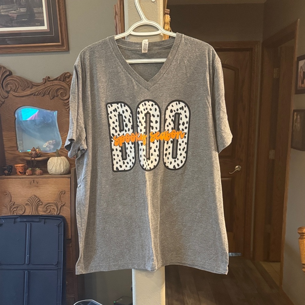 Bella Canvas Gray Women’s Halloween Tee